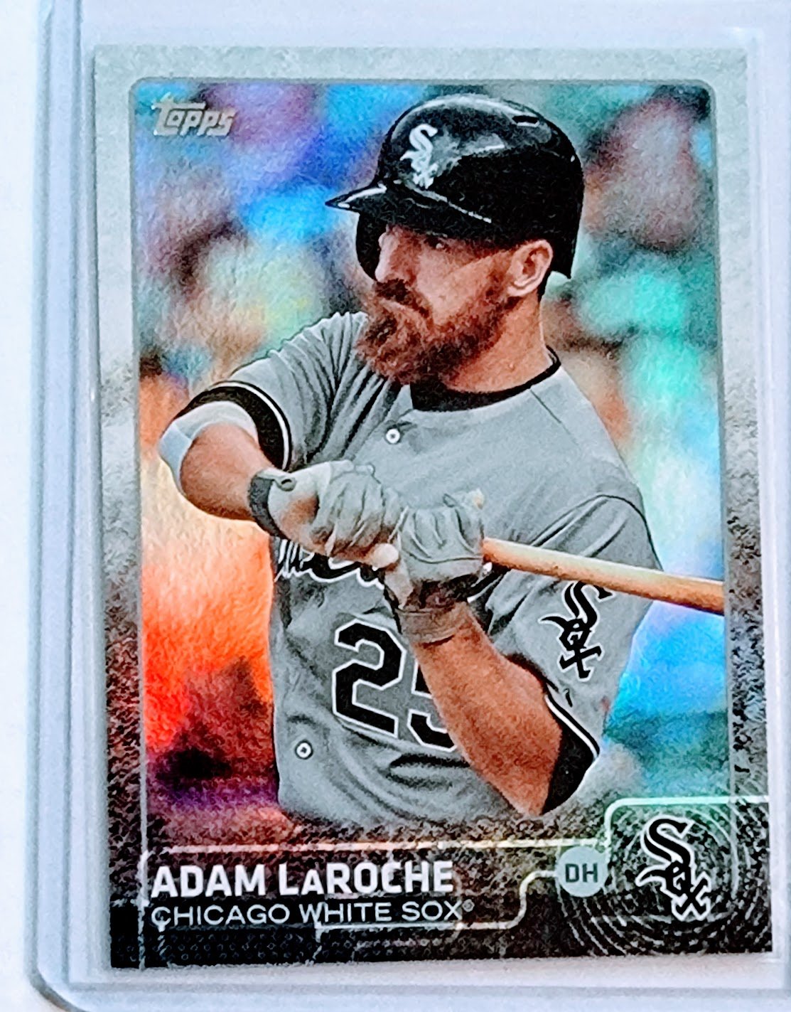 2015 Topps Adam LaRoche Foil Refractor Baseball Card TPTV simple Xclusive Collectibles