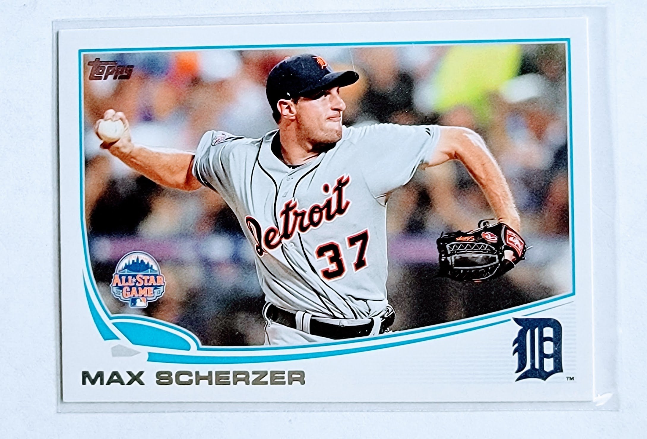 2013 Topps Max Scherzer All Star Game Baseball Card TPTV simple Xclusive Collectibles