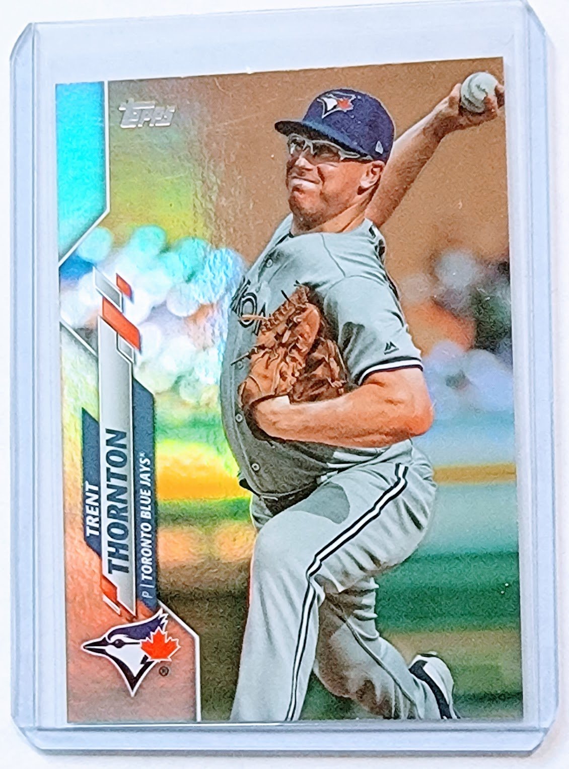 2020 Trent Thornton Rainbow Foil Refractor Baseball Card TPTV simple Xclusive Collectibles