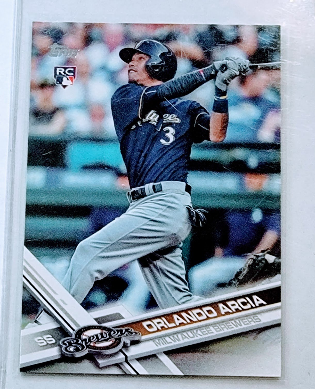 2017 Topps Orlando Arcia Rookie Baseball Card TPTV simple Xclusive Collectibles