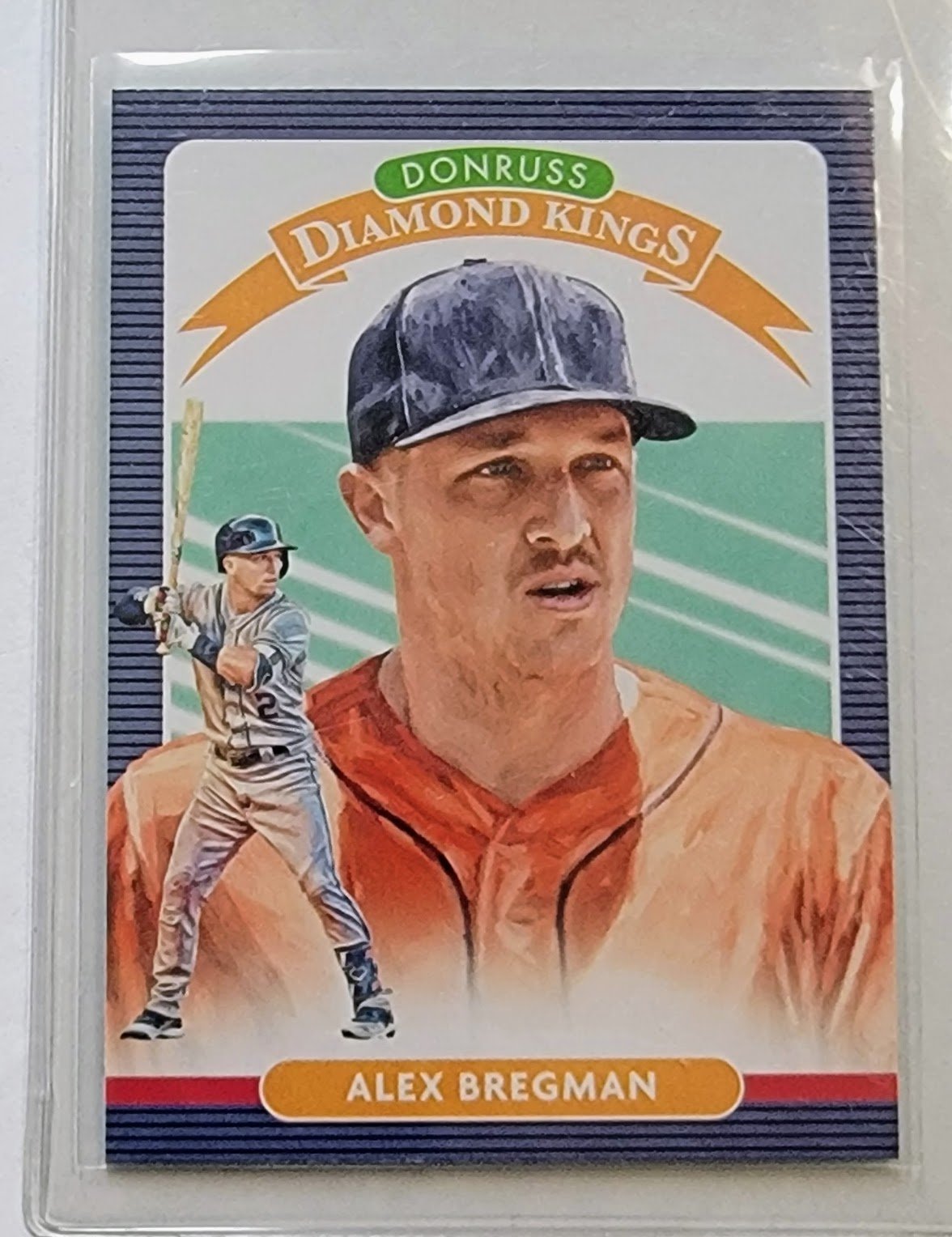 2020 Donruss Diamond Kings Alex Bregman Baseball Card TPTV simple Xclusive Collectibles