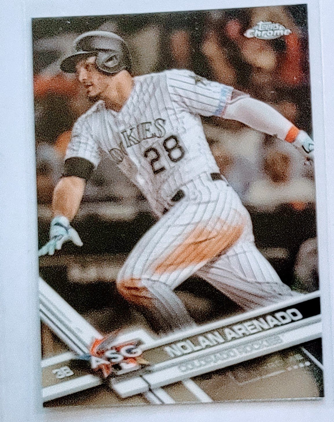 2017 Topps Chrome Nolan Arenado All Star Game Baseball Card TPTV simple Xclusive Collectibles