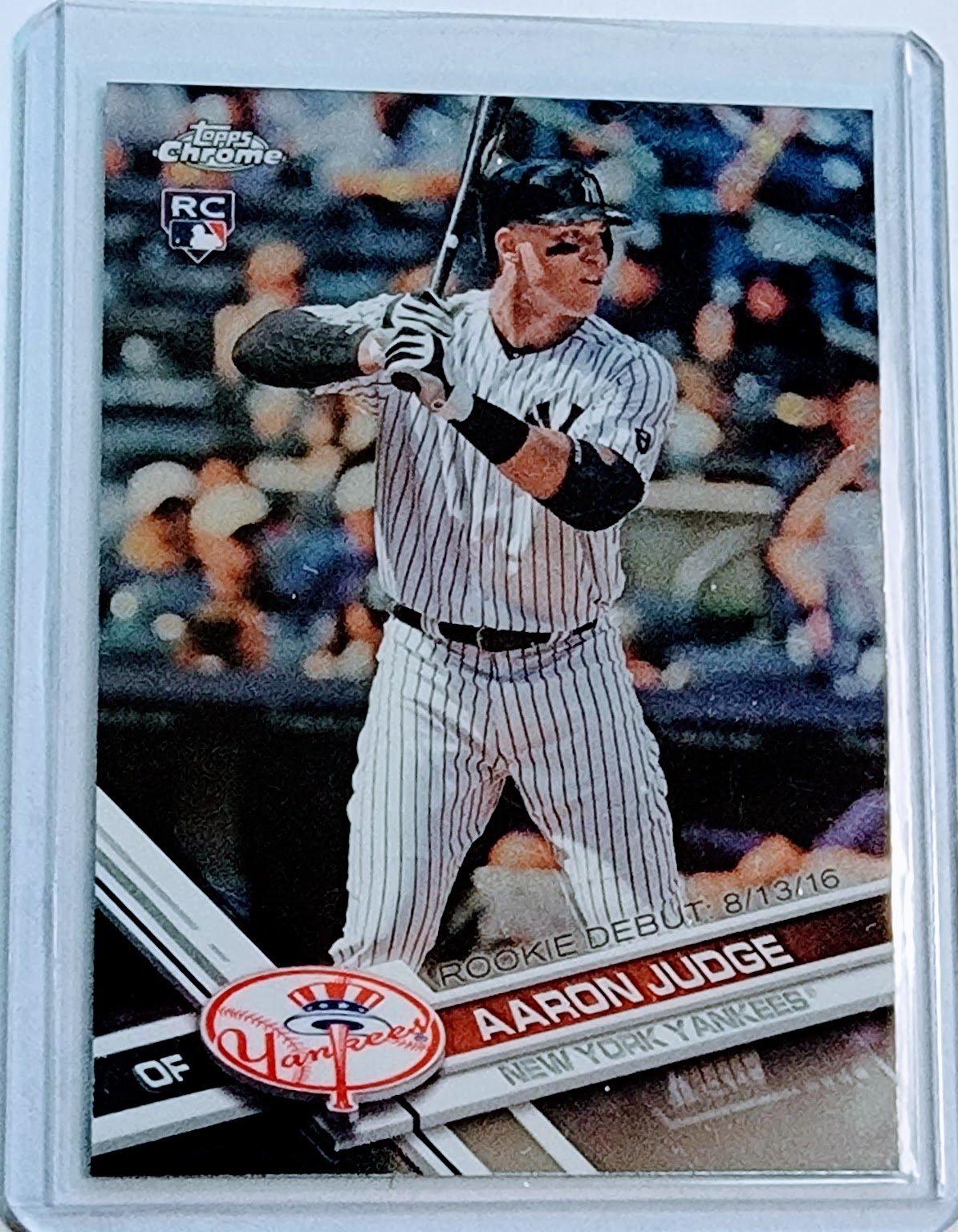 2017 Topps Chrome Update Aaron Judge Rookie Debut Baseball Card TPTV simple Xclusive Collectibles