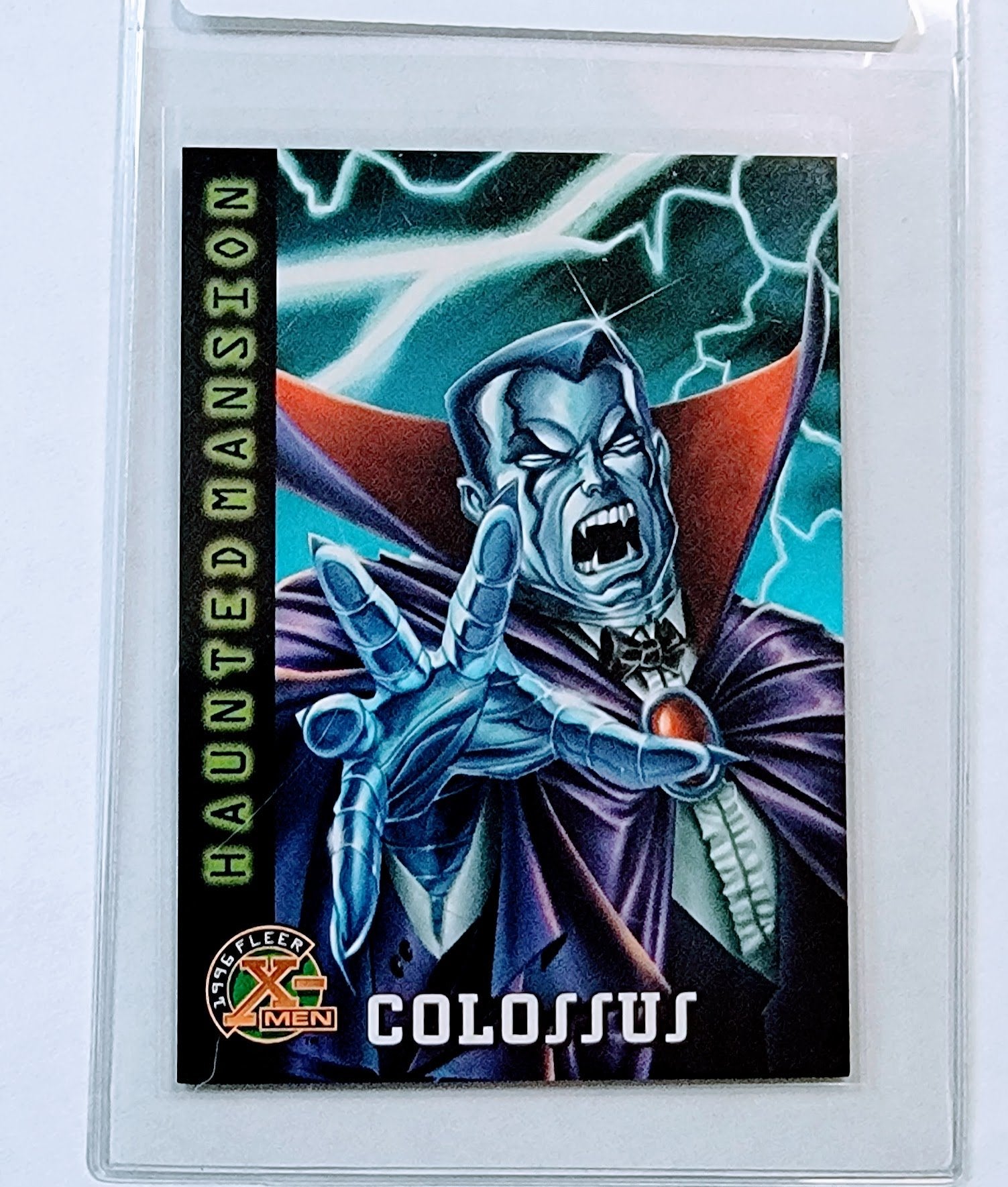 1996 Fleer X-Men Colussus Haunted Mansion Marvel Trading Card AVM1 simple Xclusive Collectibles