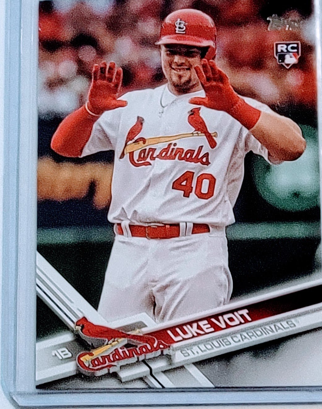 2017 Topps Update Luke Voit Rookie Baseball Card TPTV simple Xclusive Collectibles