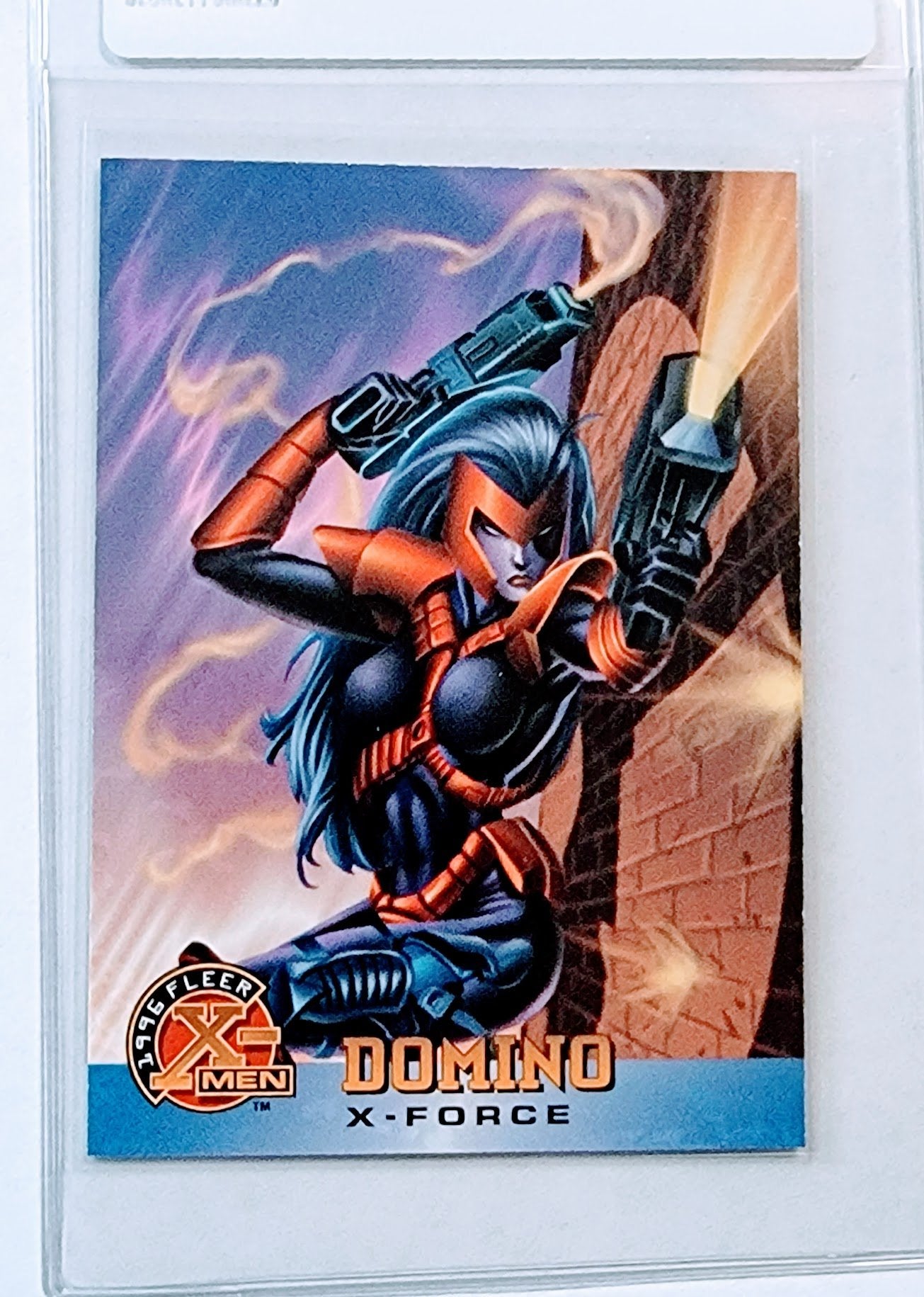 1996 Fleer X-Men Domino Marvel Trading Card VG/NM cAVM1 simple Xclusive Collectibles