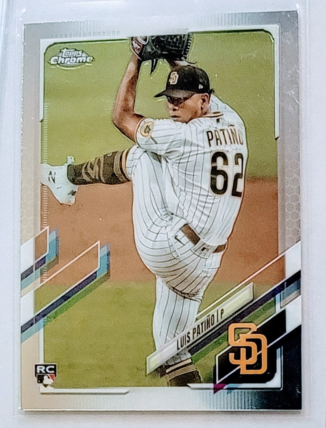 2021 Topps Chrome Luis Patino Rookie Baseball Card TPTV simple Xclusive Collectibles