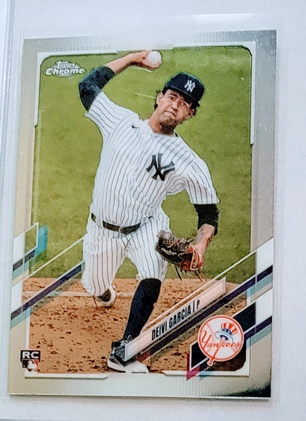 2021 Topps Chrome Devi Garcias Rookie Baseball Card TPTV simple Xclusive Collectibles