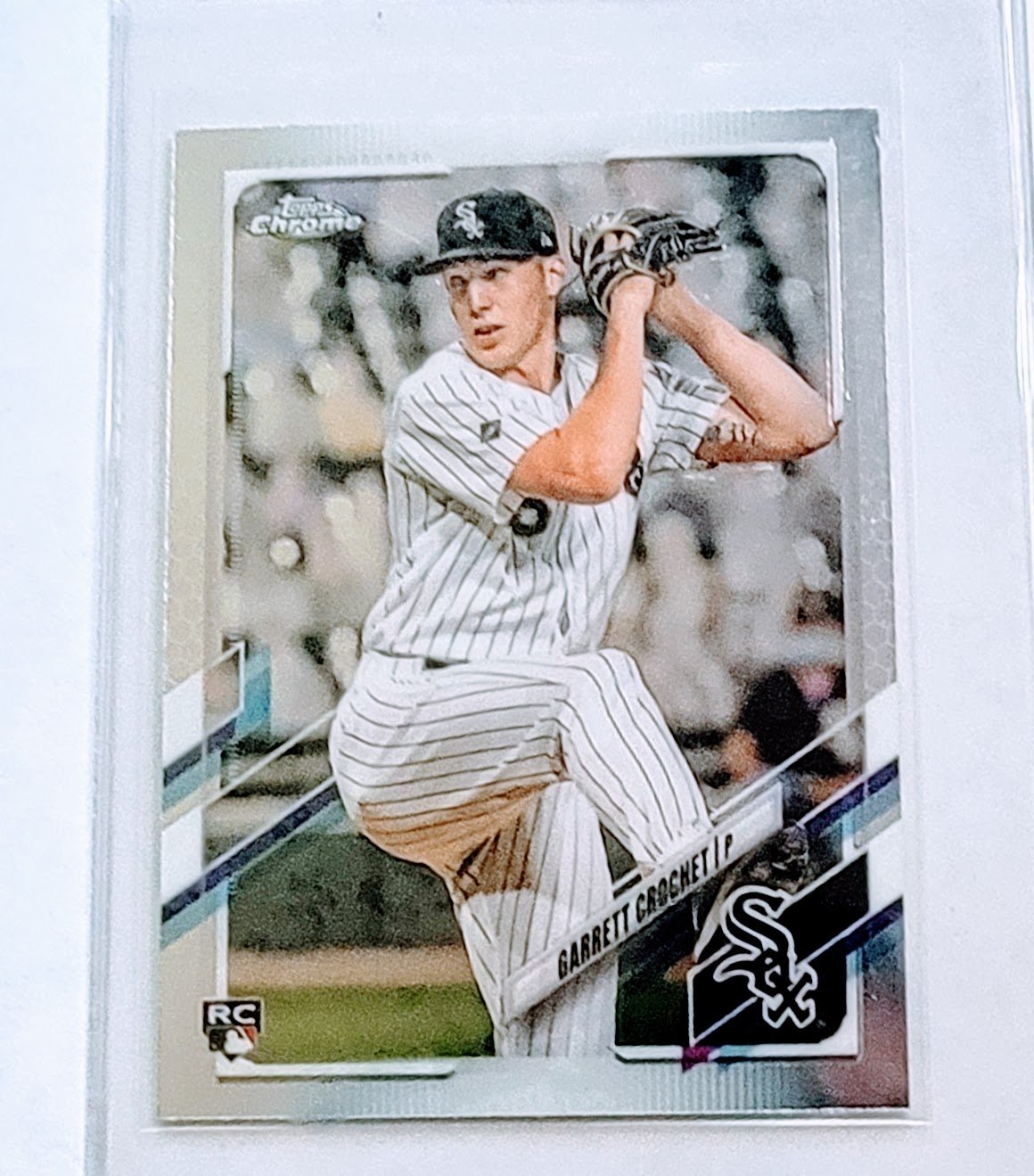 2021 Topps Chrome Garrett Crocket Rookie Baseball Card TPTV simple Xclusive Collectibles