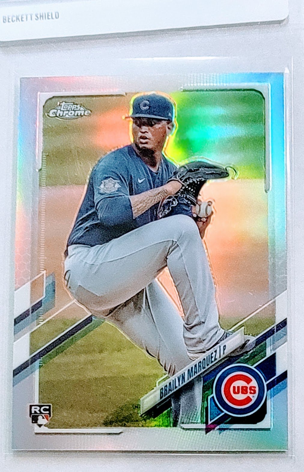2021 Topps Chrome Brailyn Marquez Rookie Refractor Baseball Card TPTV simple Xclusive Collectibles