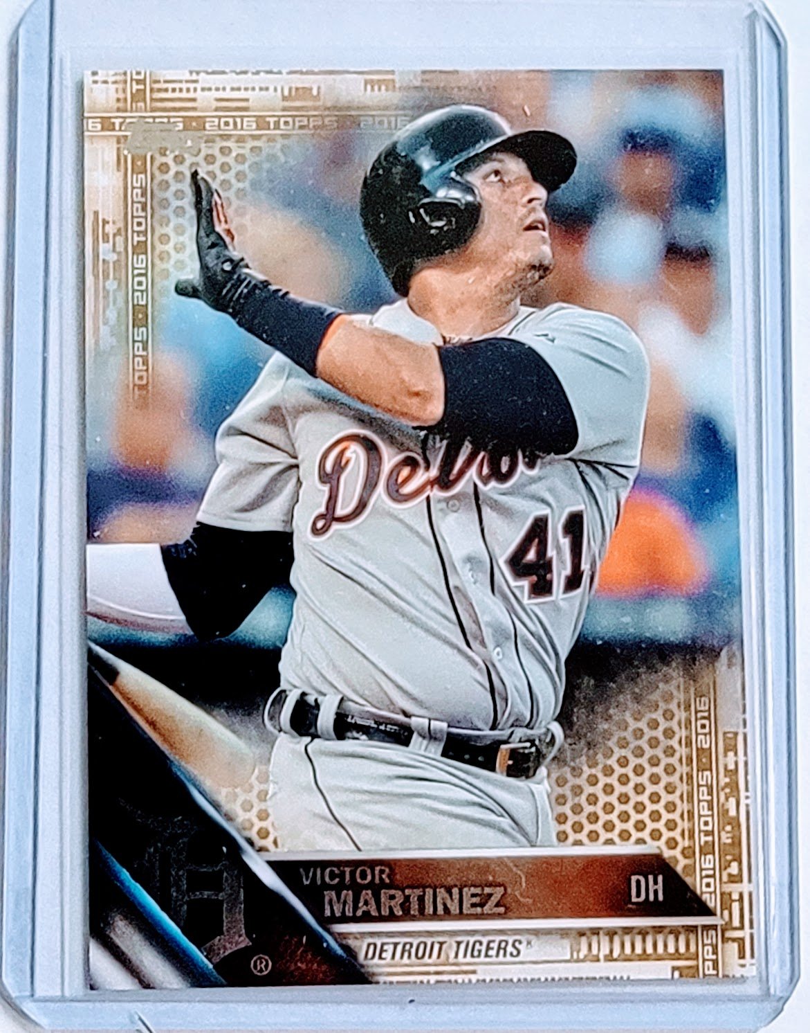 2016 Topps Victor Martinez Gold #'d/2016 Parallel Baseball Card TPTV simple Xclusive Collectibles