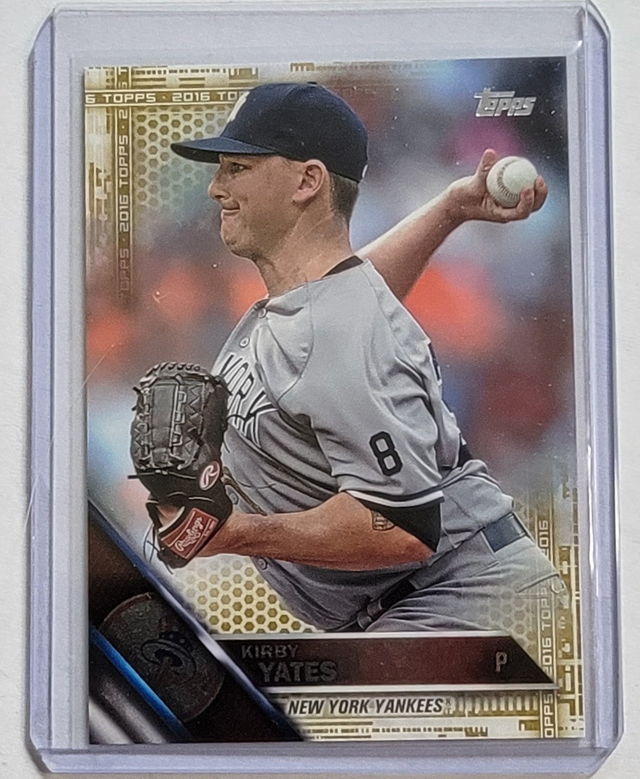 2016 Topps Kirby Yates Gold #'d/2016 Parallel Baseball Card TPTV simple Xclusive Collectibles