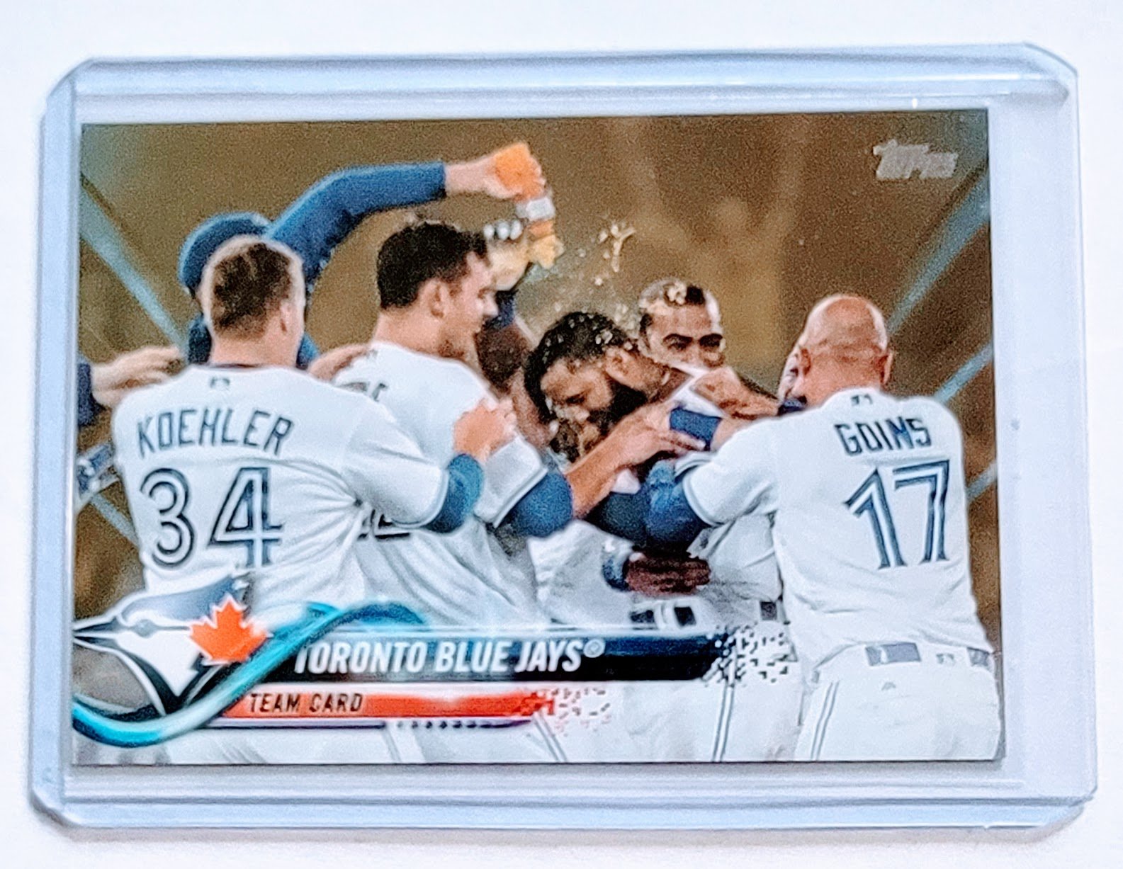 2018 Topps Toronto Blue Jays Gold #'d/2018 Parallel Baseball Card TPTV simple Xclusive Collectibles