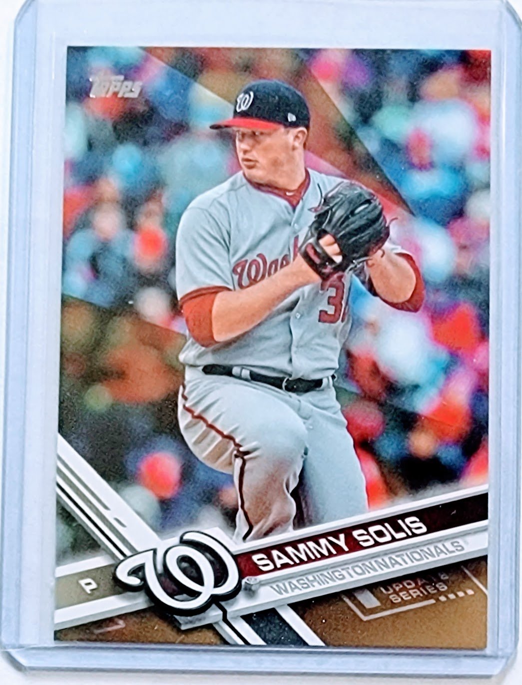 2017 Topps Update Sammy Solis Gold #'d/2017 Parallel Baseball Card TPTV simple Xclusive Collectibles