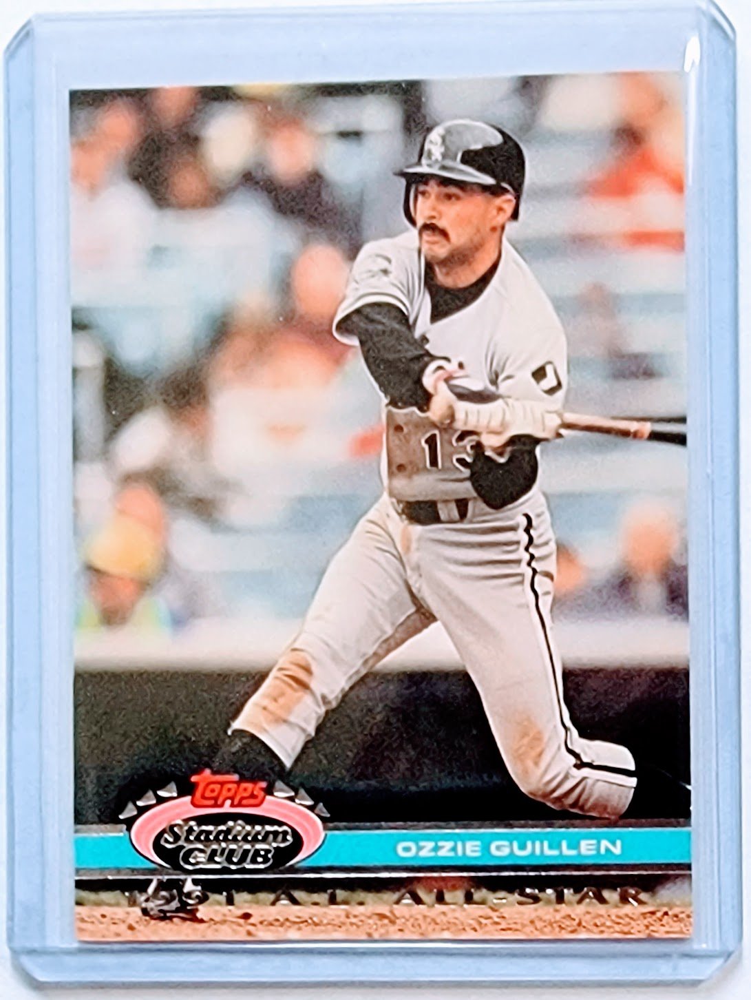 1992 Topps Stadium Club Dome Ozzie Guillen 1991 All Star MLB Baseball Trading Card TPTV simple Xclusive Collectibles