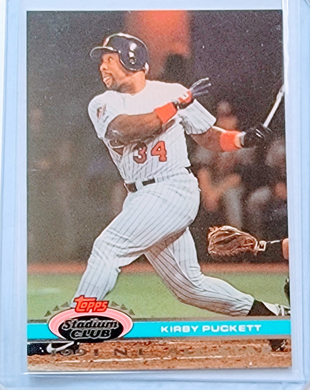 1992 Topps Stadium Club Dome Kirby Puckett 1991 Playoff MLB Baseball Trading Card TPTV simple Xclusive Collectibles