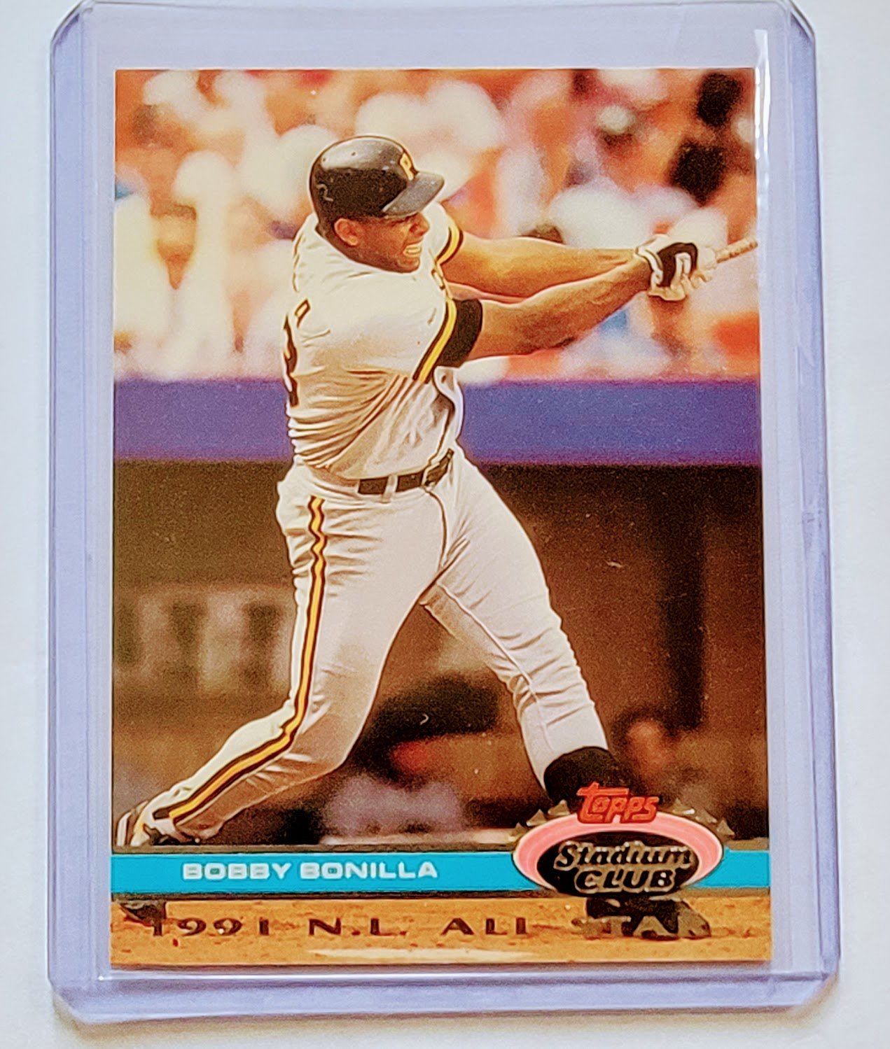 1992 Topps Stadium Club Dome Bobby Bonilla 1991 All Star MLB Baseball Trading Card TPTV simple Xclusive Collectibles