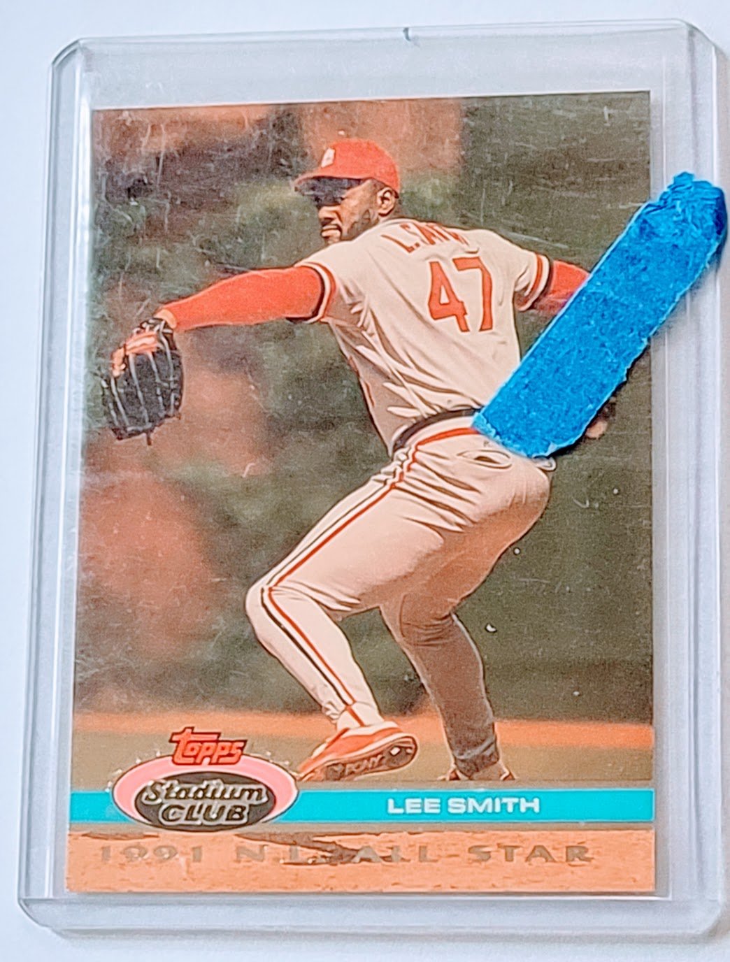 1992 Topps Stadium Club Dome Lee Smith 1991 All Star MLB Baseball Trading Card TPTV simple Xclusive Collectibles