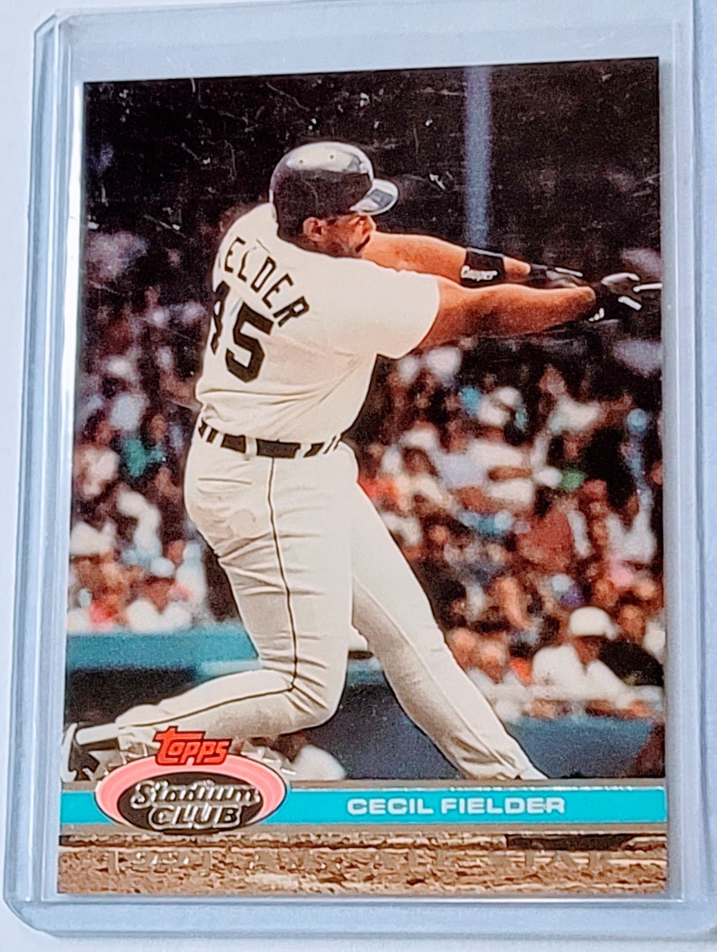 1992 Topps Stadium Club Dome Cecil Fielder 1991 All Star MLB Baseball Trading Card TPTV simple Xclusive Collectibles