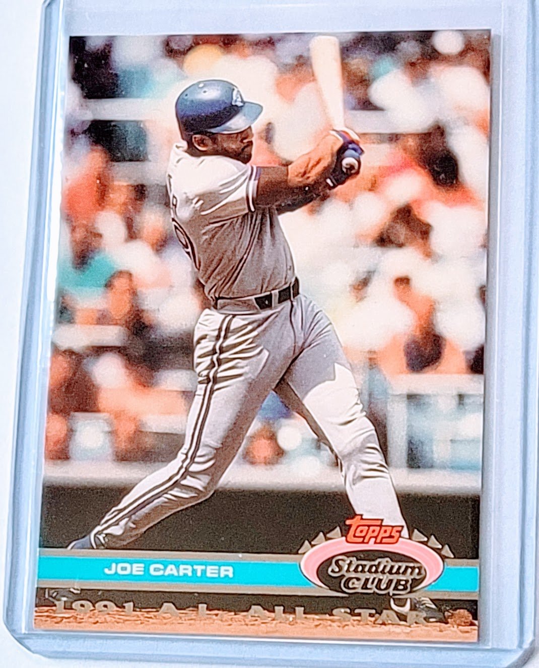 1992 Topps Stadium Club Dome Joe Carter 1991 All Star MLB Baseball Trading Card TPTV simple Xclusive Collectibles