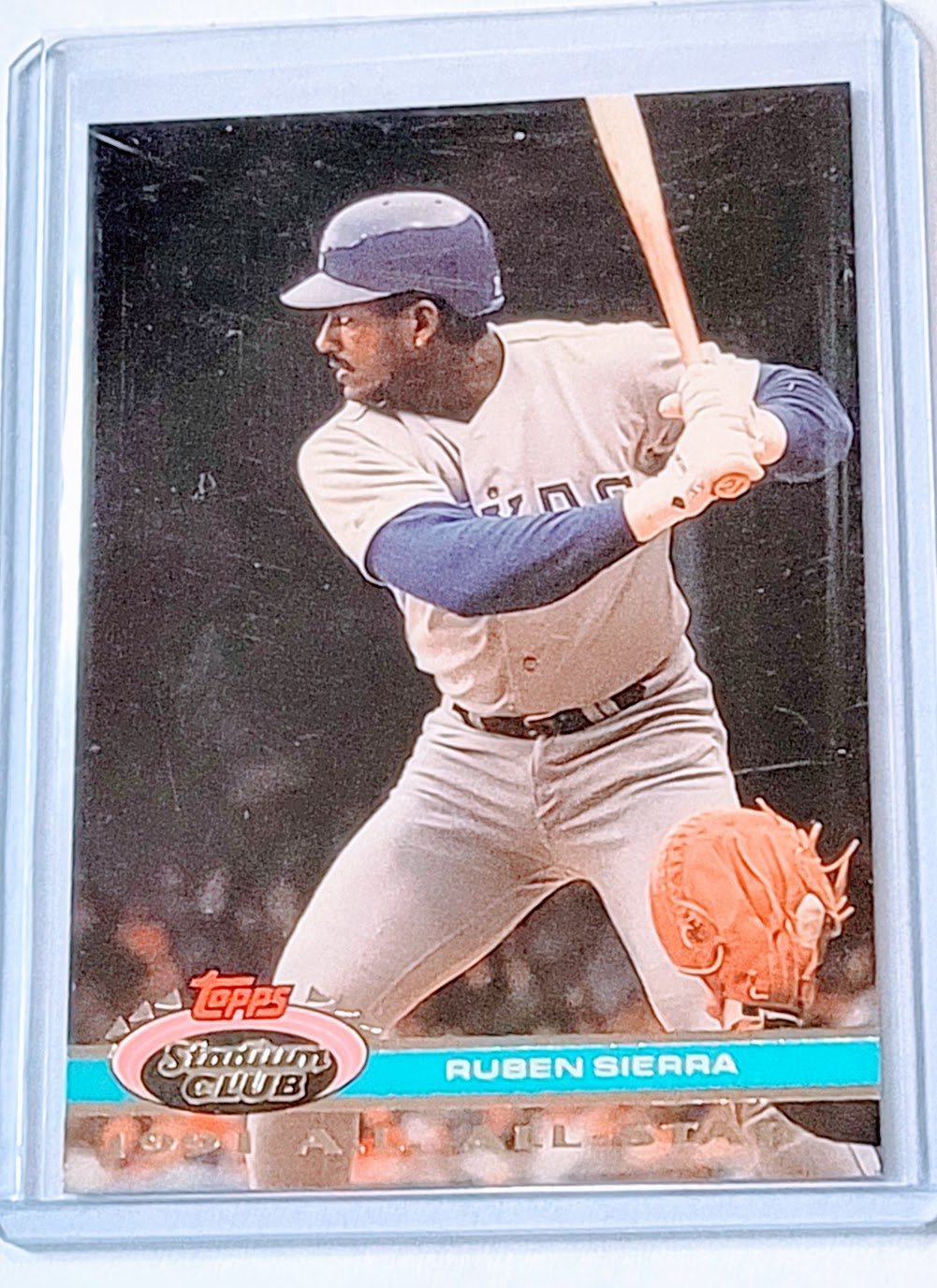 1992 Topps Stadium Club Dome Ruben Sierra 1991 All Star MLB Baseball Trading Card TPTV simple Xclusive Collectibles