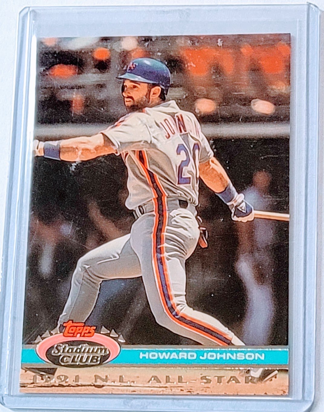 1992 Topps Stadium Club Dome Howard Johnson 1991 All Star MLB Baseball Trading Card TPTV simple Xclusive Collectibles