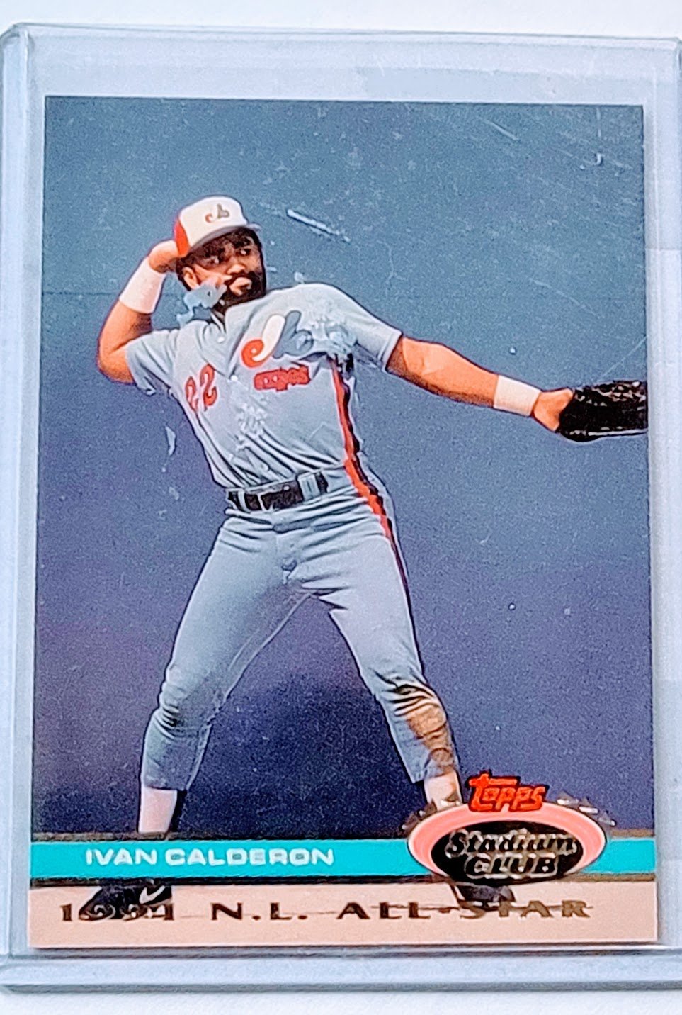 1992 Topps Stadium Club Dome Ivan Calderon 1991 All Star MLB Baseball Trading Card TPTV simple Xclusive Collectibles