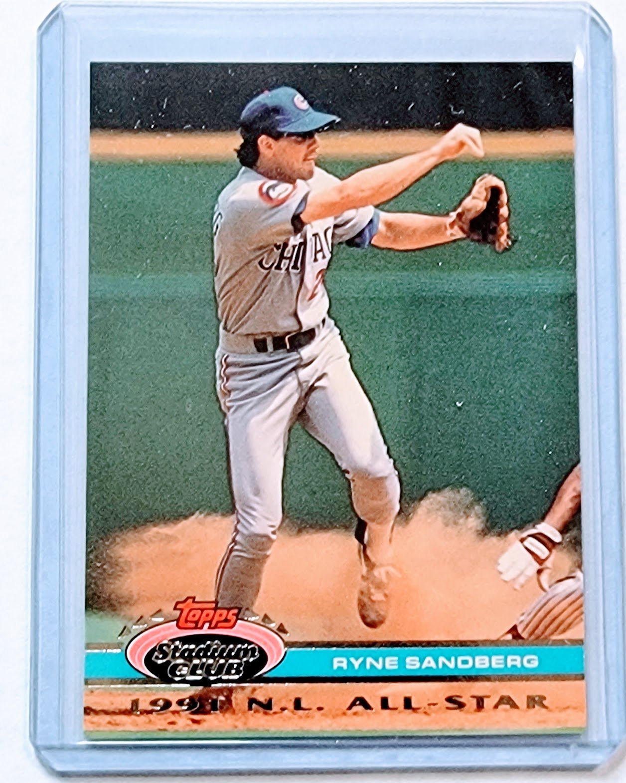 1992 Topps Stadium Club Dome Ryne Sandberg 1991 All Star MLB Baseball Trading Card TPTV simple Xclusive Collectibles