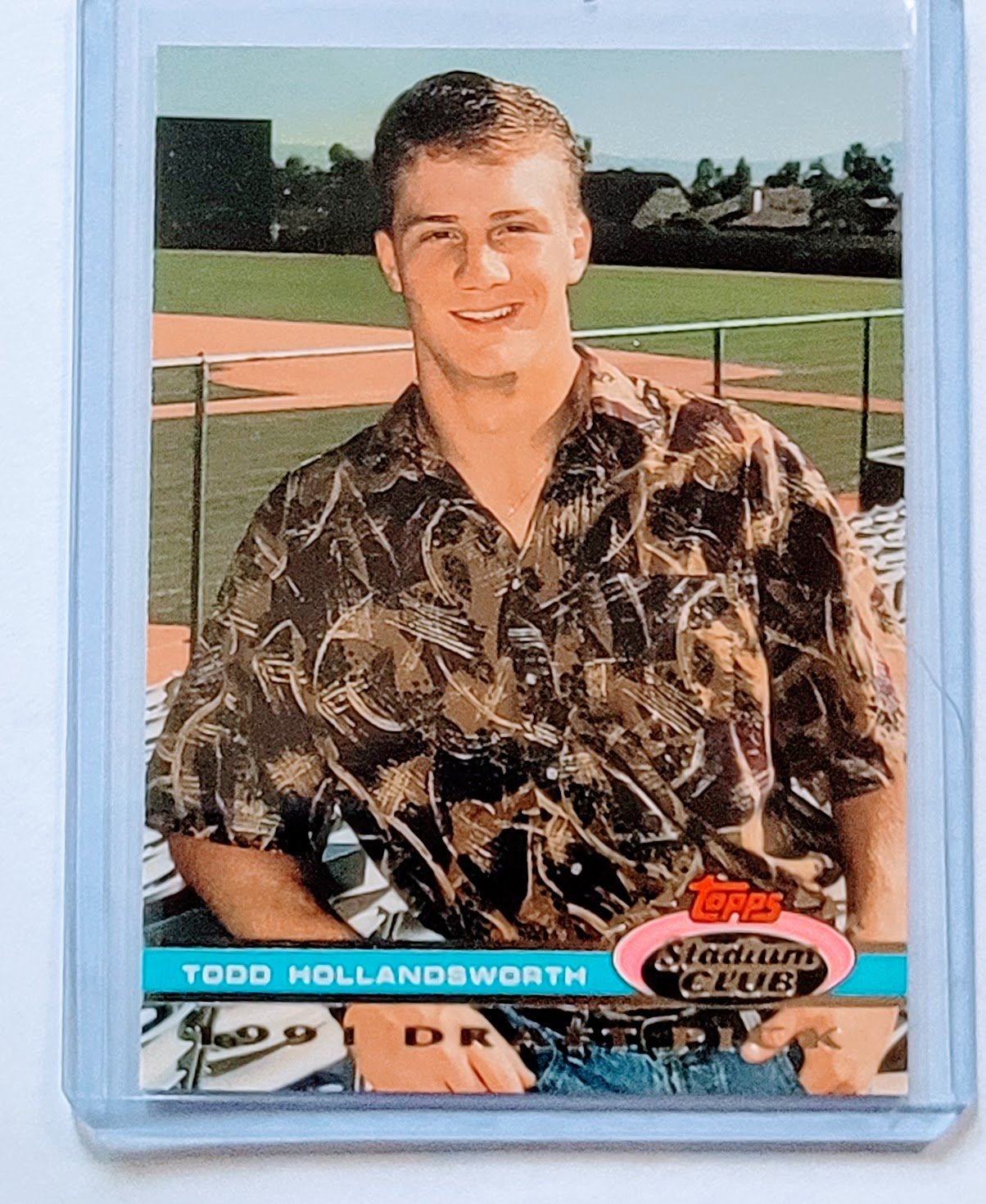 1992 Topps Stadium Club Dome Todd Hollandsworth 1991 Draft Picks MLB Baseball Trading Card TPTV simple Xclusive Collectibles