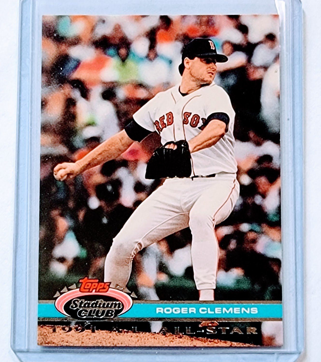 1992 Topps Stadium Club Dome Roger Clemens 1991 All Star MLB Baseball Trading Card TPTV simple Xclusive Collectibles