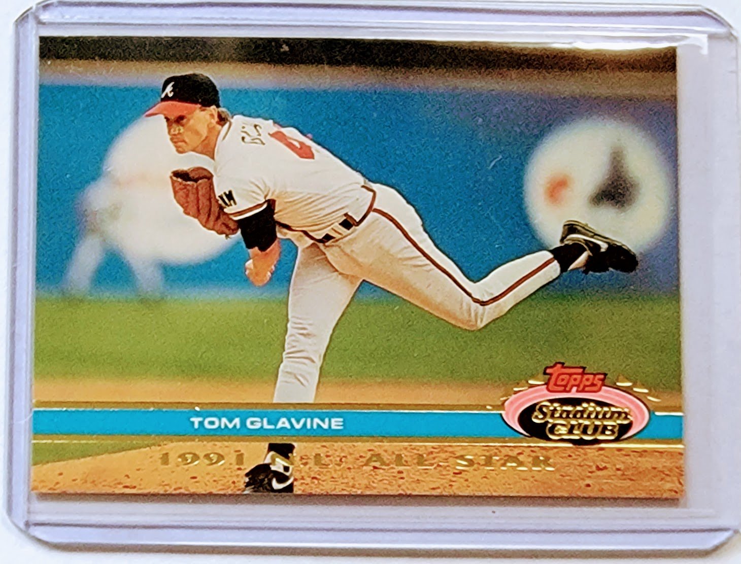 1992 Topps Stadium Club Dome Tom Glavine 1991 All Star MLB Baseball Trading Card TPTV simple Xclusive Collectibles