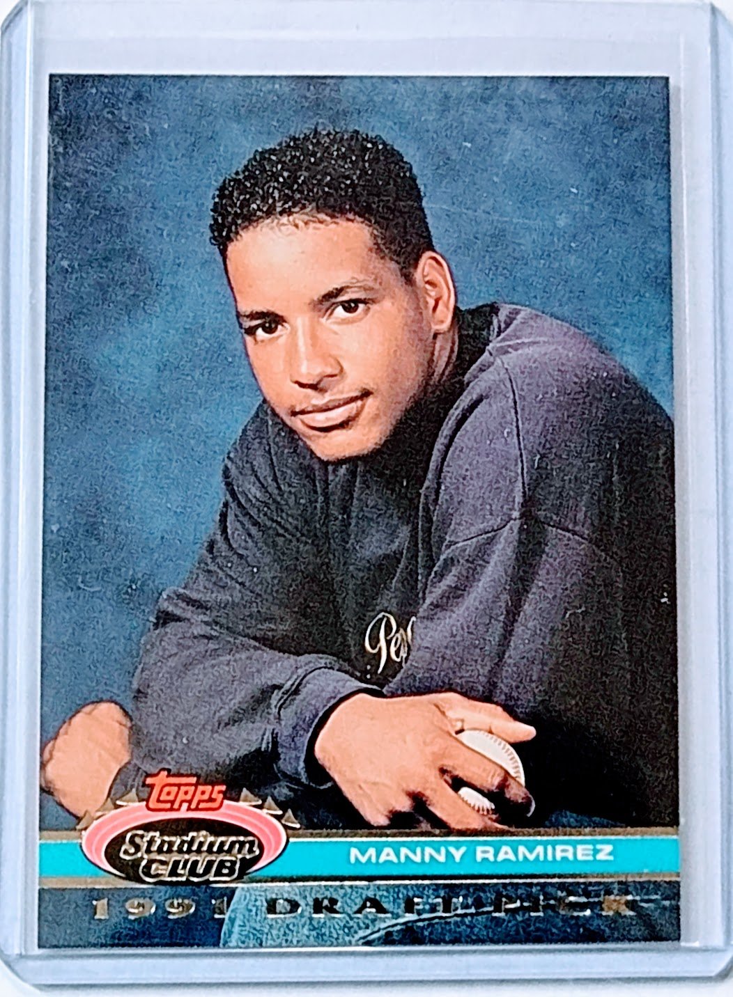 1992 Topps Stadium Club Dome Manny Ramirez 1991 Draft Picks MLB Baseball Trading Card TPTV simple Xclusive Collectibles