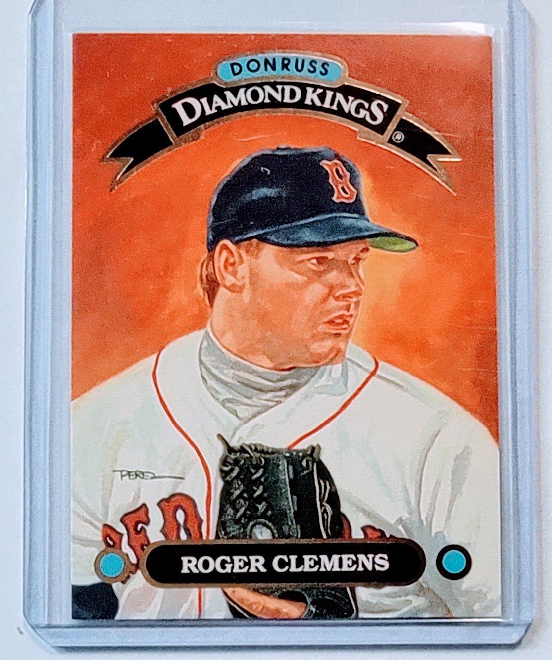 1993 Donruss Diamond Kings Roger Clemens Baseball Trading Card TPTV simple Xclusive Collectibles