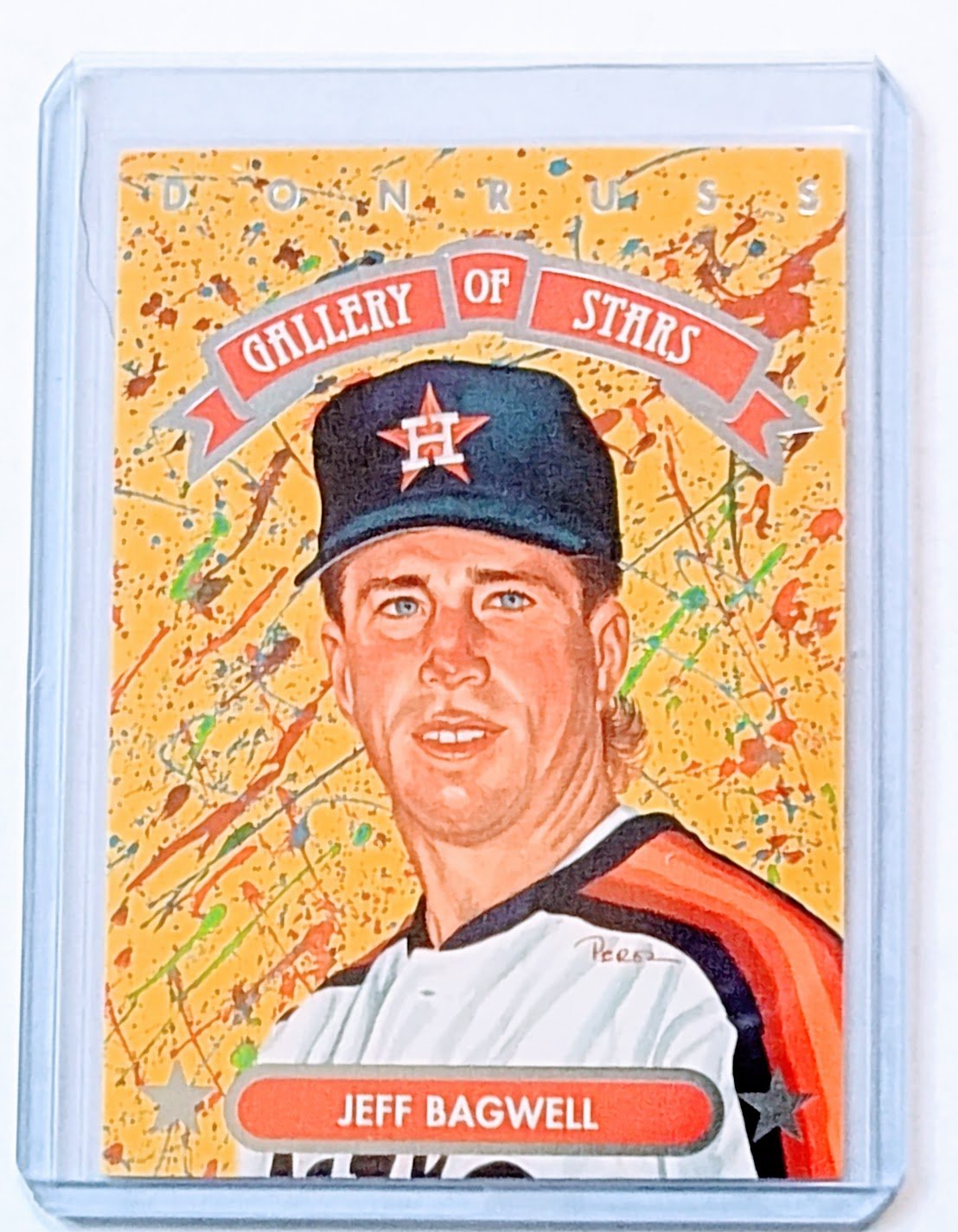 1993 Donruss Gallery of Stars Jeff Bagwell Baseball Trading Card TPTV simple Xclusive Collectibles