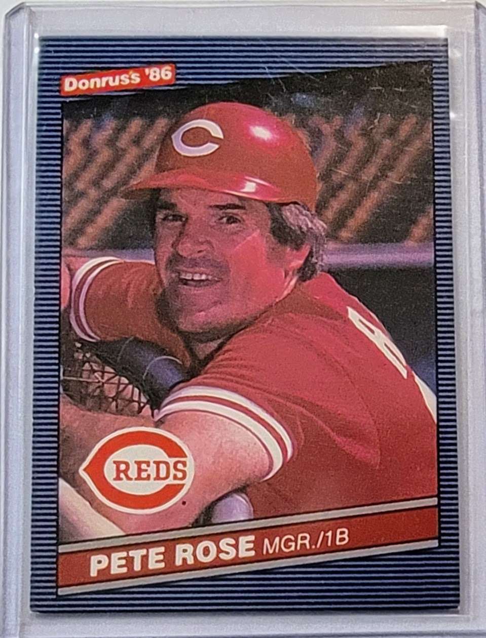 1986 Donruss Pete Rose Baseball Trading Card TPTV simple Xclusive Collectibles