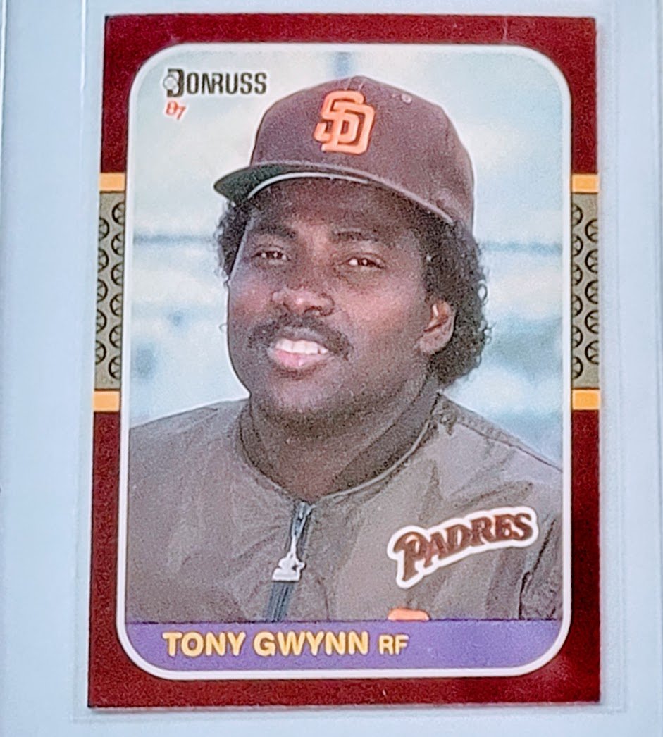 1987 Donruss Tony Gwynn Baseball Trading Card TPTV simple Xclusive Collectibles