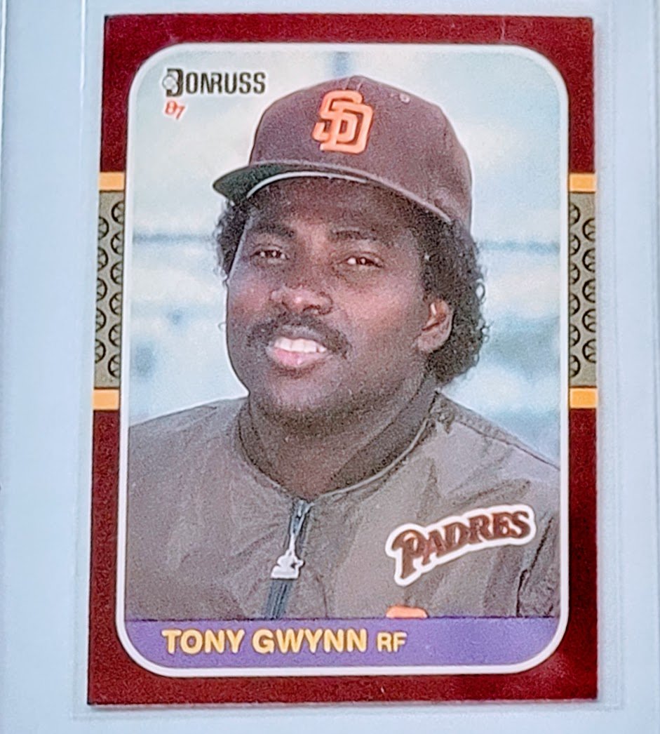 1987 Donruss Tony Gwynn Baseball Trading Card TPTV