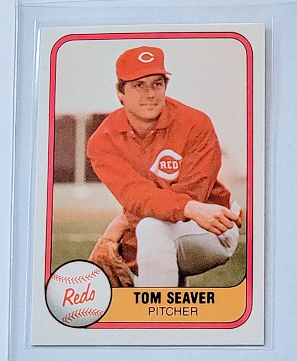 1981 Fleer Tom Seaver Reds Baseball Trading Card TPTV simple Xclusive Collectibles