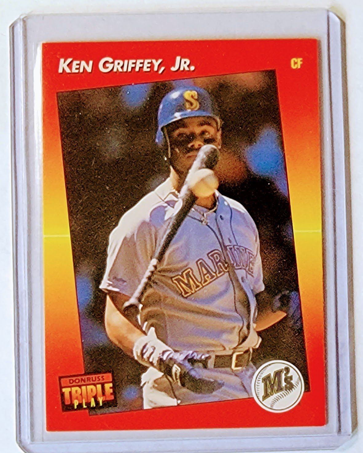 1992 Donruss Triple Play Ken Griffey Jr Baseball Trading Card TPTV