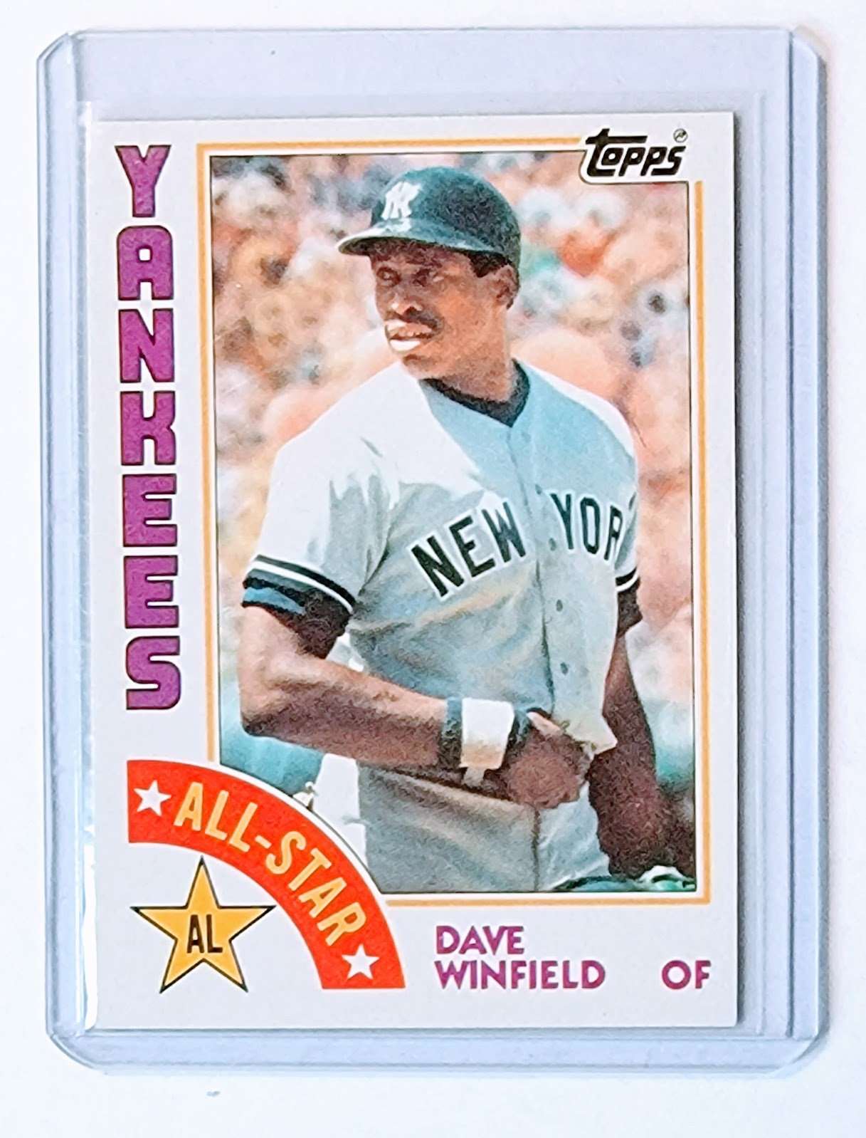 1984 Topps Dave Winfield All Star Baseball Trading Card TPTV simple Xclusive Collectibles