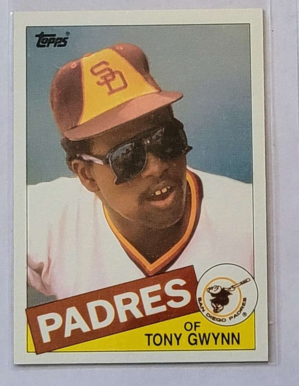 1985 Topps Tony Gwynn Baseball Trading Card TPTV