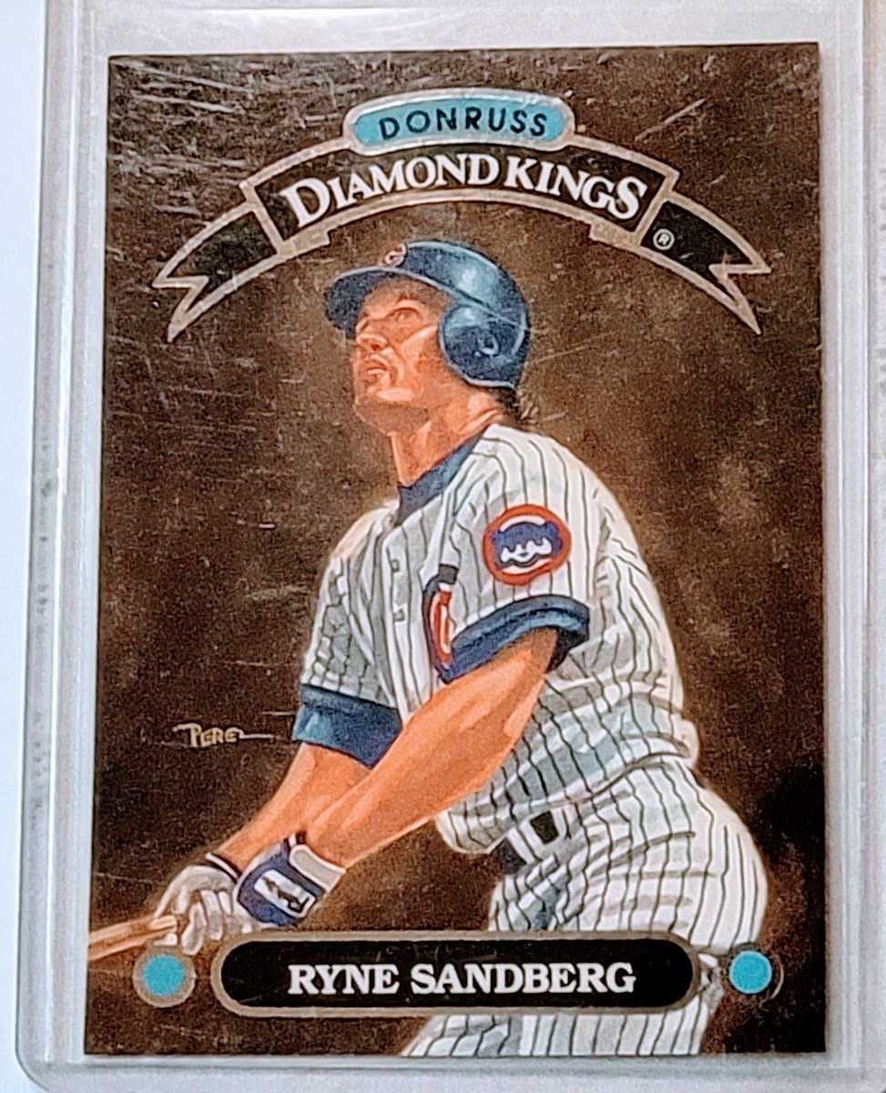 1992 Donruss Diamond Kings Ryne Sandberg Baseball Trading Card TPTV simple Xclusive Collectibles