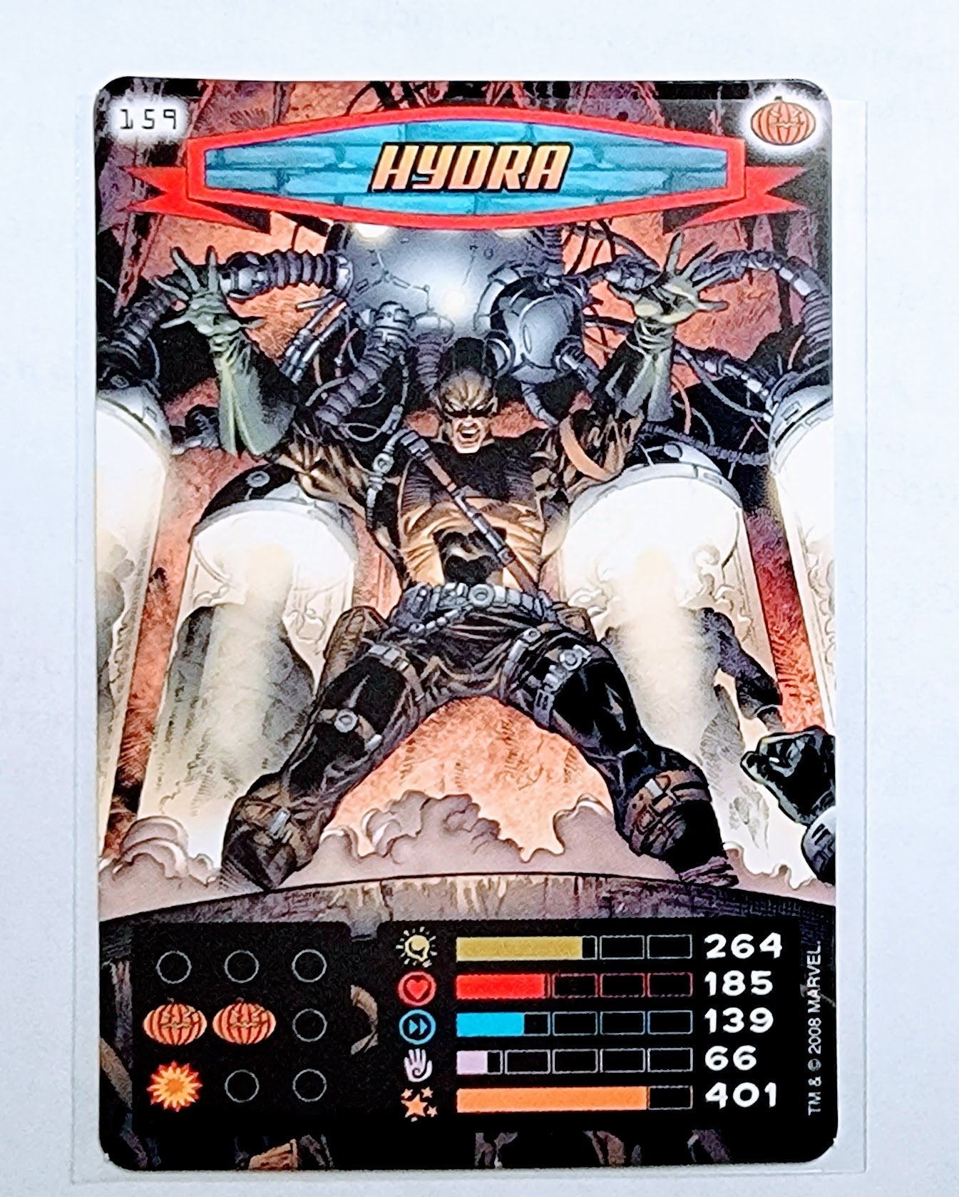 2008 Spiderman Heroes and Villains Hydra #159 Marvel Booster Trading Card UPTI simple Xclusive Collectibles