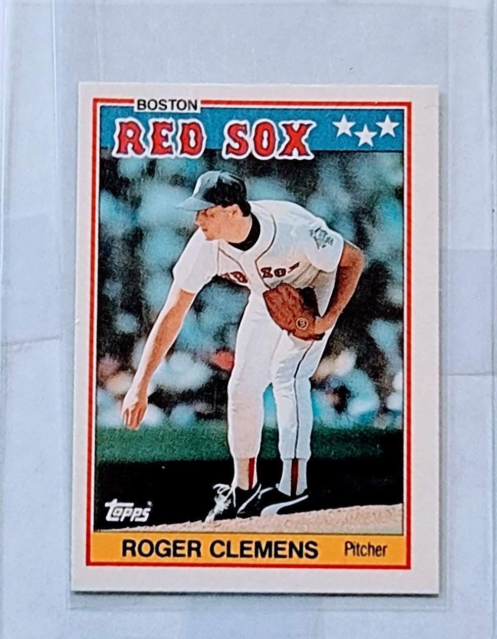 1988 Topps UK Minis Roger Clemens MLB Baseball Trading Card TPTV simple Xclusive Collectibles