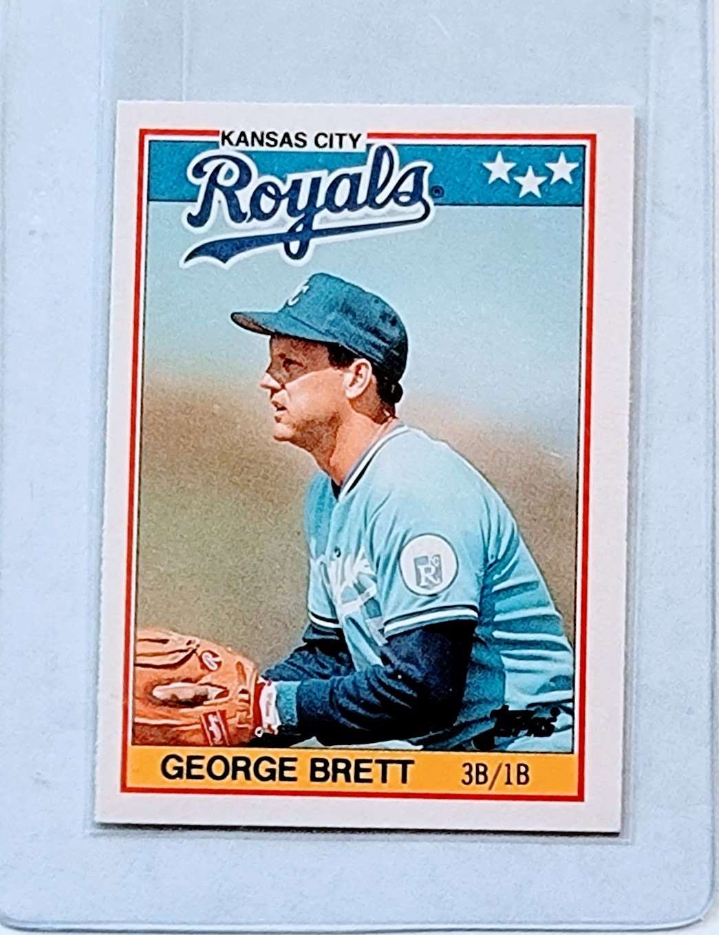 1988 Topps UK Minis George Brett MLB Baseball Trading Card TPTV