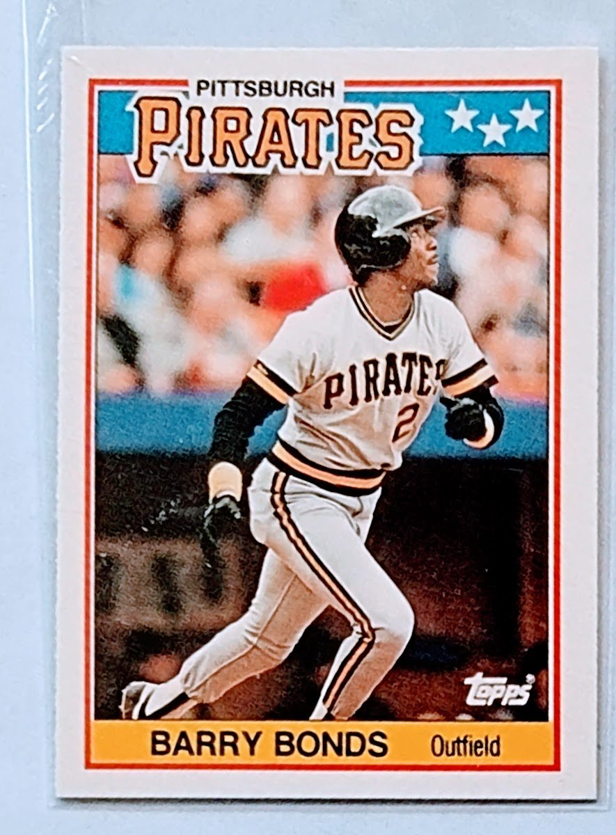 1988 Topps UK Minis Barry Bonds MLB Baseball Trading Card TPTV simple Xclusive Collectibles   