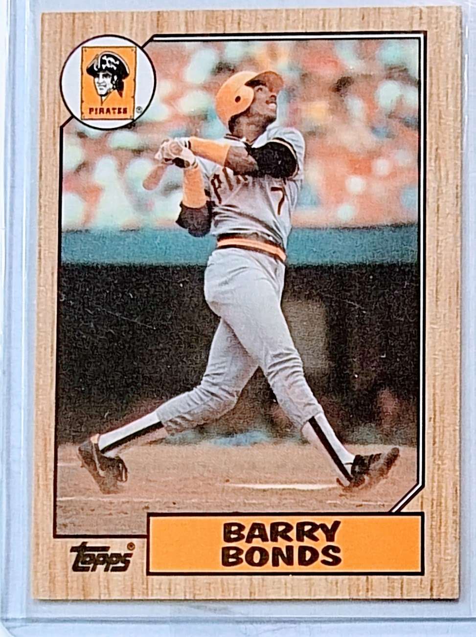 1987 Topps Barry Bonds Rookie Baseball Trading Card TPTV simple Xclusive Collectibles