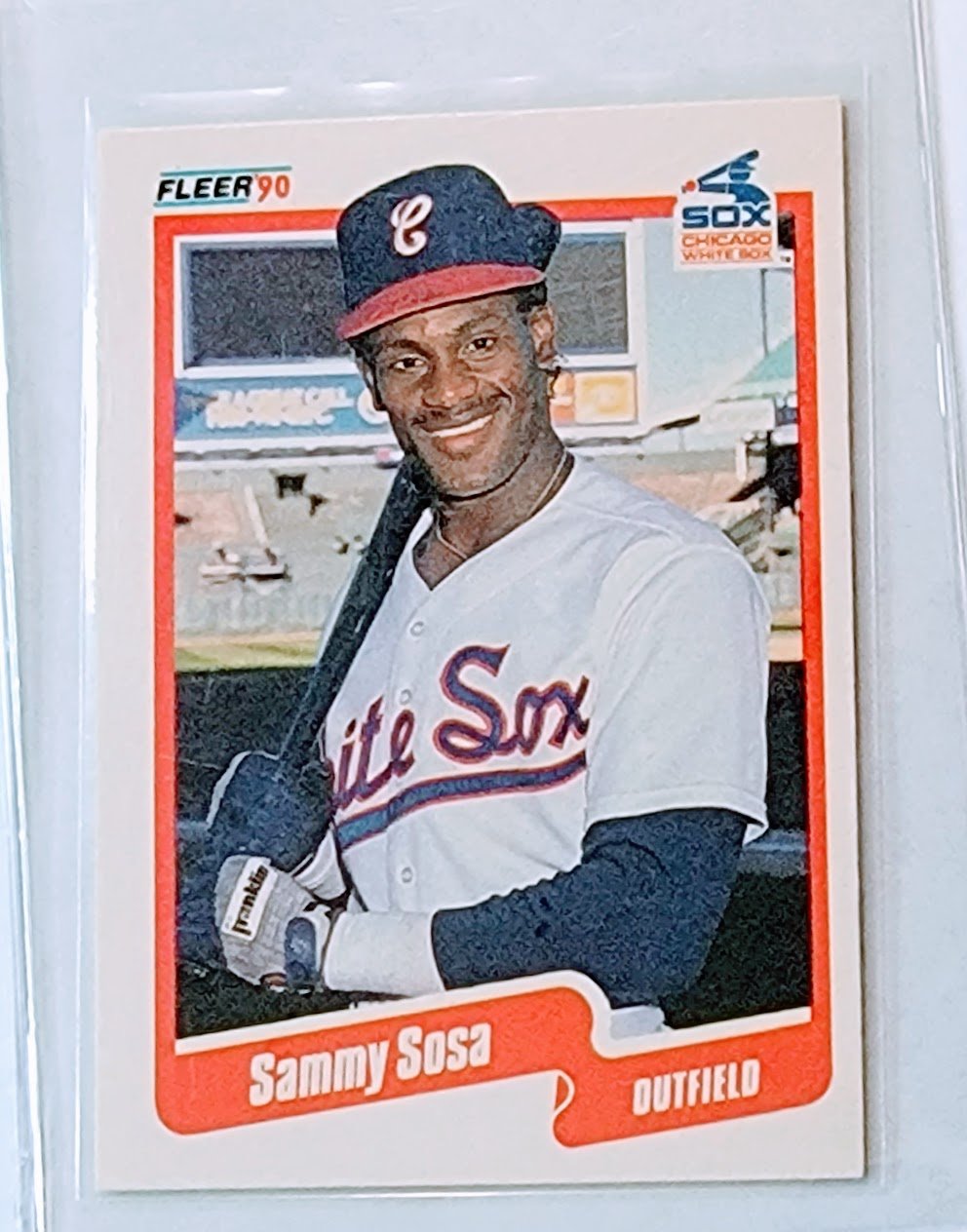 1990 Fleer Sammy Sosa Rookie Baseball Trading Card TPTV simple Xclusive Collectibles