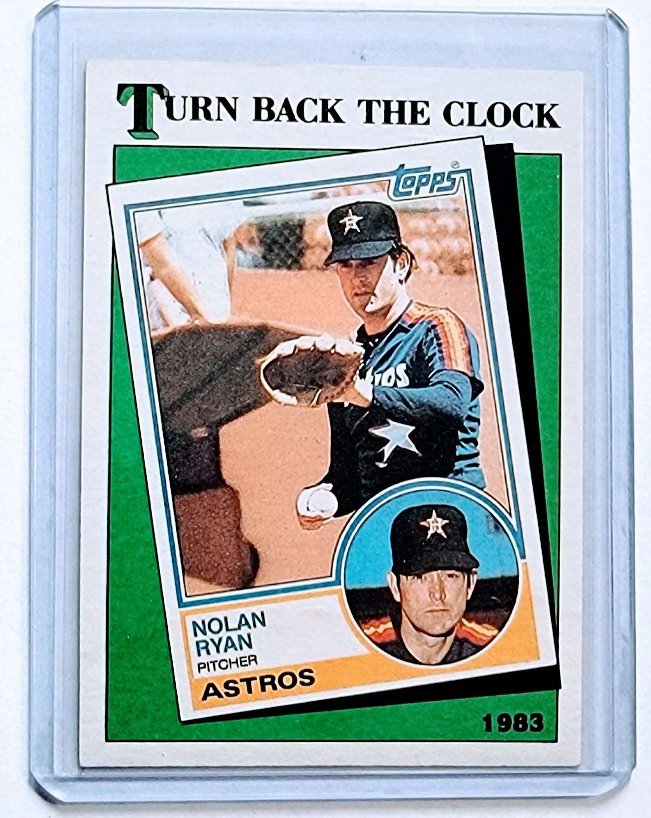 1988 Nolan Ryan Turn Back the Clock Baseball Trading Card, 1ea TPTV simple Xclusive Collectibles