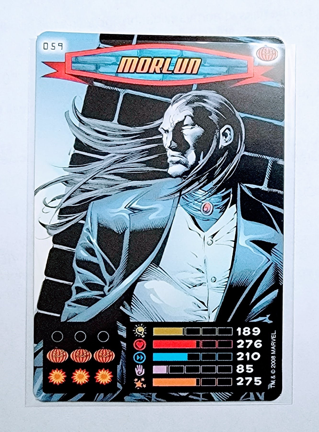 2008 Spiderman Heroes and Villains Morlun #59 Marvel Booster Trading Card UPTI simple Xclusive Collectibles